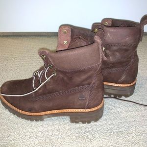 Timberlands size 8 brown